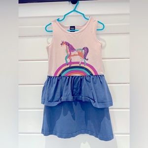 Peekaboo beans unicorn dress